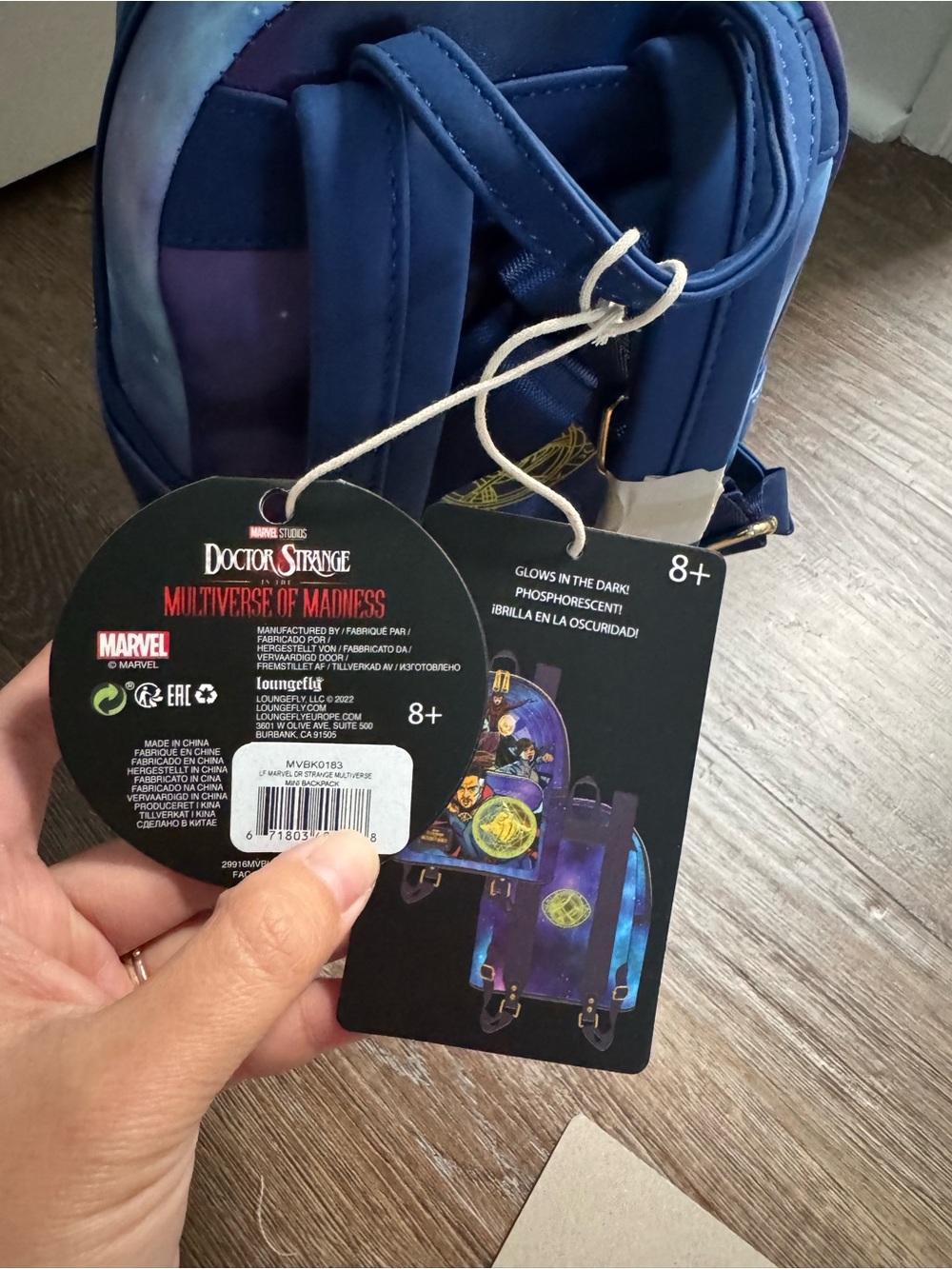 Loungefly Doctor Strange Multiverse Mini Backpack - Purple - Picture 4 of 5